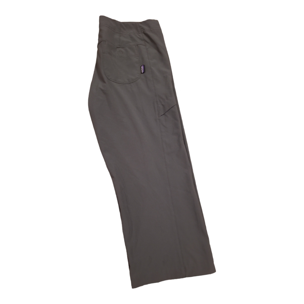 Patagonia Grey Capri Hiking Pants Sz 8 - Picture 3 of 4